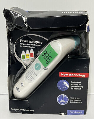 Braun Forehead Thermometer Digital Babies Toddlers Kids **New, Box Damaged • 25.46$