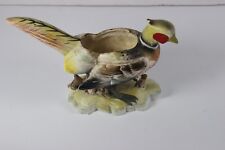 Enesco E-2847 Pheasant bird ceramic planter flower figurine vintage