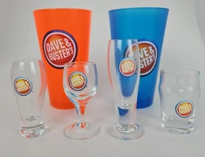 Set of Dave and Buster's Shot Glasses and Pint Glasses - Picture 1 of 18