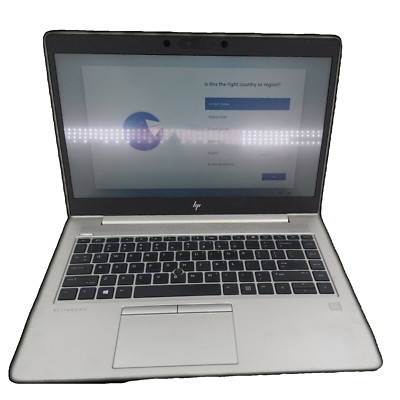 HP EliteBook Laptop AMD Ryzen 3 PRO 3300U 2.1GHz 8GB RAM 128GB SSD 