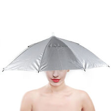2PCS Folding Umbrella Hat Anti UV Sun Protection Outdoor Raining Tackl New