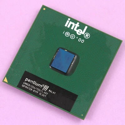 Intel Pentium 3 600EB CPU 600Mhz Coppermine Socket 370 133Mhz FSB S370 SL3XT P3 - Image 1 of 3
