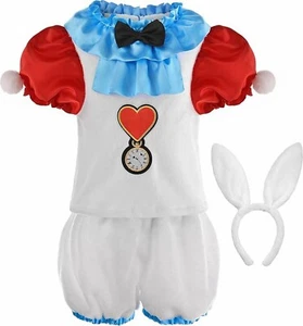 Disfraz de Conejito ReliBeauty País de las Maravillas para Niños Niños y Niñas Disfraz de Pascua - Imagen 1 de 7