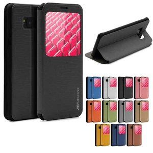 Urcover® View Case Custodia Protettiva Wallet Cover Etui Borsa Cellulare Samsung - Foto 1 di 18