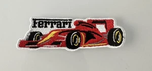 F1 FERRARI RACE CAR RACING Iron on PATCH 1.5” H X 3” L - Picture 1 of 2
