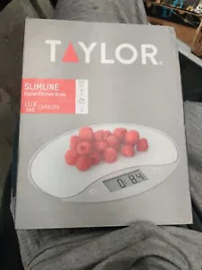 Báscula de cocina digital Taylor Slim line - NUEVA EN CAJA - Imagen 1 de 3