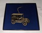 United Parcel Service UPS Gold Toned Ford Model T Christmas Ornament RARE HTF