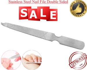 For Beauty Professional Edelstahl Nagelfeile doppelseitig Maniküre Pediküre - Bild 1 von 1