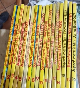 SUPERFUMETTI IN FILM 1/17 COMPLETA BELLISSIMA QUASI EDICOLA - Picture 1 of 2
