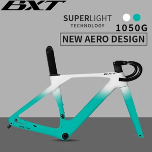 Juego de cuadro de bicicleta de carretera de fibra de carbono freno de disco bxt T47 BB Road Bike cuadro de carbono 700C - Imagen 1 de 40