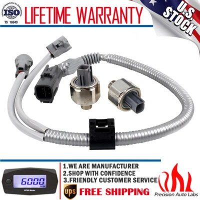 2 датчика детонации и ремня безопасности для Toyota Camry Lexus Tacoma ES300 RX300 89615-12090 - Изображение 1 из 4