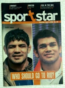 INDIA RARA REVISTA THE SPORTSTAR 2016, 2017 - VIRAT KOHLI, SUSHIL, NARSINGH - Imagen 1 de 12
