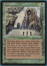 Sylvan Library Legends MINT Green Uncommon MAGIC MTG CARD (ID# 236550) ABUGames