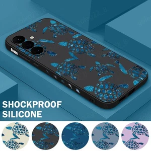 Funda Para Samsung A56 A16 A15 A05s S25 Ultra S24 S23 S22 Azul Tortuga Cubierta Suave - Imagen 1 de 18