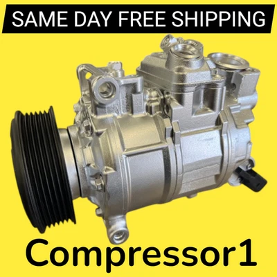 AC Compressor For Audi A4 A5 Q5 2.0L 2010 2011 2012 2013 2014 2015 2016 2017 - Image 1 of 3