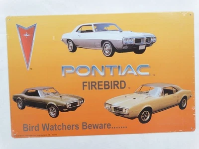New Vintage Pontiac, Firebird Metal 17" by 12" Official GM Licensed Sign - Image 1 of 4