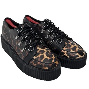 Killstar Leopard Creepers Plateauschuhe Damengröße 10 - Bild 1 von 19