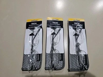 Lote 3 Gafas de Lectura Foster Grant 2.00 Tech Ligeras Aluminio Foto 1 de 3