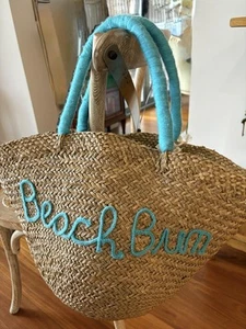 Beach Straw Basket Shoulder Bag - Picture 1 of 2