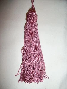 CONSO CHAINETTE TASSEL 5.5" INCH S21 ROSE PINK COLOR HOME DECOR CRAFTS NWOT - Picture 1 of 2