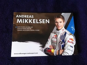 CP POSTCARD CARTOLINA VW VOLKSWAGEN POLO MIKKELSEN RALLY MEXICO 2014 WRC RALLYE - Picture 1 of 1