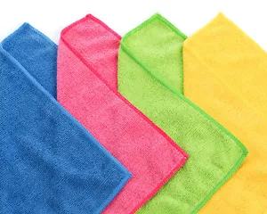 Microfiber Cleaning Cloth Car Detailing Towel Rags - Packs of 5 - Picture 1 of 6