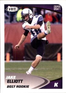 2017 SAGE HIT Premier Draft #80 Jake Elliott RC PHILADELPHIA EAGLES MEMPHIS