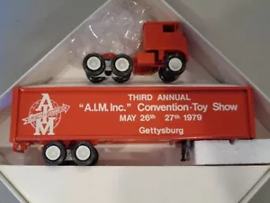Winross Models 1/64 Camion e Rimorchio 3° Annuale AIM Inc Convention Toy Show 1979 - Foto 1 di 3