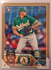 2023 Topps Update Gold Luis Medina RC 1124/2023 Oakland Athletics #US311