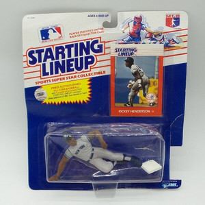 Vintage Rickey Henderson 1988 Starting Lineup NY Yankees - New In Box