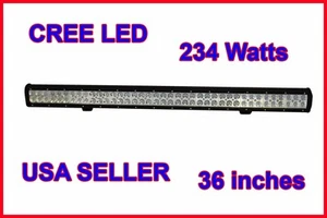 36INCH 234W CREE LED WORK LIGHT BAR DRIVING LAMP OFF-ROAD 4WD SUV BOAT JEEP - Picture 1 of 4