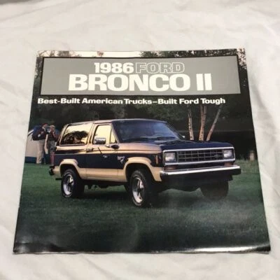 1986 Ford Bronco II sales brochure Eddie Bauer XLT new from sealed box - Image 1 of 4