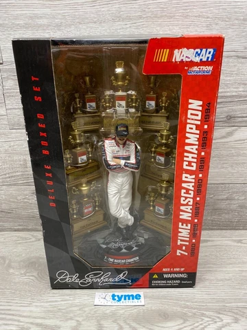 DALE EARNHARDT SR. ACTION MACFARLANE 7-TIME CHAMPION DELUXE BOXED SET W/TROPHIES Cover