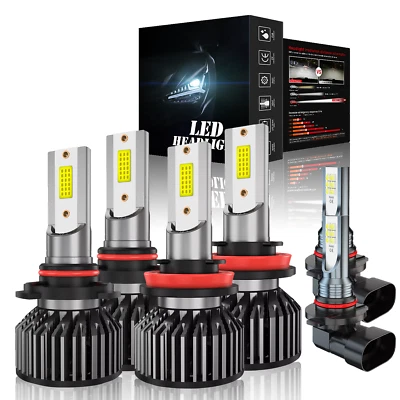 For Cadillac SRX 2010-2016 Combo LED Headlight High+Low + Fog light bulbs Kit - Image 1 of 4