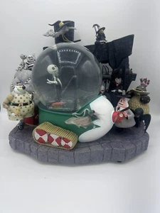 RARE Nightmare Before Christmas 1993 Snowmobile Snow Globe - Picture 1 of 7