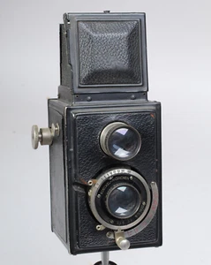 EARLY RICHTER REFLECTA 120 TLR W MEYER 7.3CM F/3.5 TRIOPLAN WORKING - Picture 1 of 10