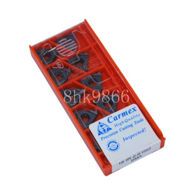 10pcs Carmex 16IR 2.0ISO BMA High quality Threading blade Carbide Inserts - Image 1 of 3