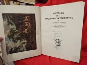 Histoire de la Locomotion terrestre : II Voiture, Cycle. Illustration, 1936. - Picture 1 of 12