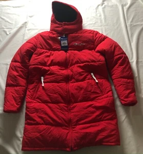Champion Padded Hooded Jacket Red Casual Lifestyle Winter Parka Outwear Men's XL - Picture 1 of 4