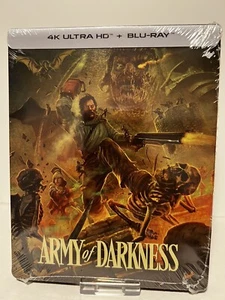 Army of Darkness 4K Steebook (4K UHD + Blu-ray) Scream Factory - Brand New - Picture 1 of 2