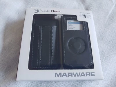 NIB Marware CEO Classic iPod Nano Leather Case 2 Lids Pocket Belt Clip $30 NEW - Image 1 of 4