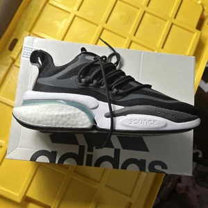 Adidas Men’s AlphaBoost V1 Running Size 9 Black/White |HP2758| - Picture 1 of 9