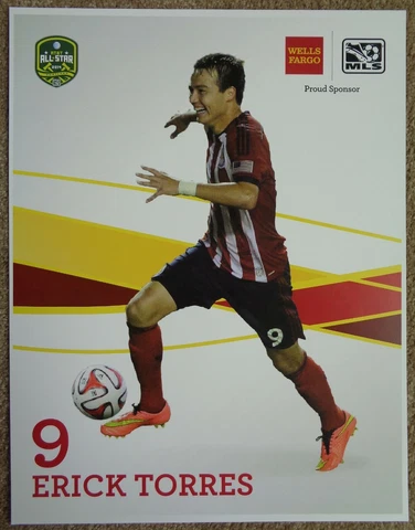 ERICK TORRES 2014 POSTER Soccer MLS All-Star Game Chivas USA Cover