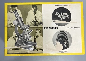 Vintage Tasco Microscope # 300XM #990-5 JUNIOR Microscope Kit NOB - Picture 1 of 5