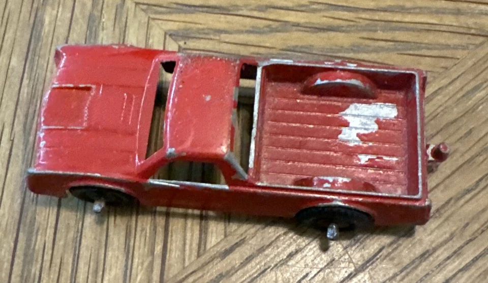 Vintage Midgetoy Red Chevrolet El Camino Toy Made in Rockford Illinois USA Wheel - Image 1 of 4