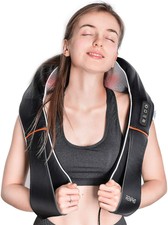 RENPHO Massaggiatore Shiatsu per collo e spalle con calore, vibrazione...