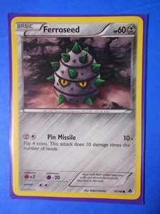Ferroseed 70/98 Pokemon card BW Emerging Powers common NM - Picture 1 of 1