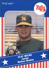 1991 Midwest League All-Stars ProCards #MWL43 Islay Molina