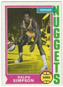 1974-75 TOPPS BASKETBALL #219 RALPH SIMPSON - NEAR MINT-