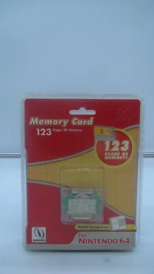 Performance 256k Memory Card & Case for Nintendo 64 (Interact, New/Sealed) (T9) - Image 1 of 4